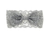 Koolgil Baby Girl'S Elegant Lace Bow Knot Headband Children'S Rhinestone Pearl Lace Headband For Birthday Party Photography (Gre