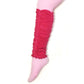 Bowbear Little Girls Gathered Ruffles Leg Warmers, Fuschia