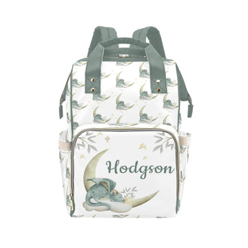 Personalized Diaper Bag Backpack for Women, Custom Name Nursing Mommy Daypack, Diaper Bag for Girls Boys, New Mom Gifts (Dragon)