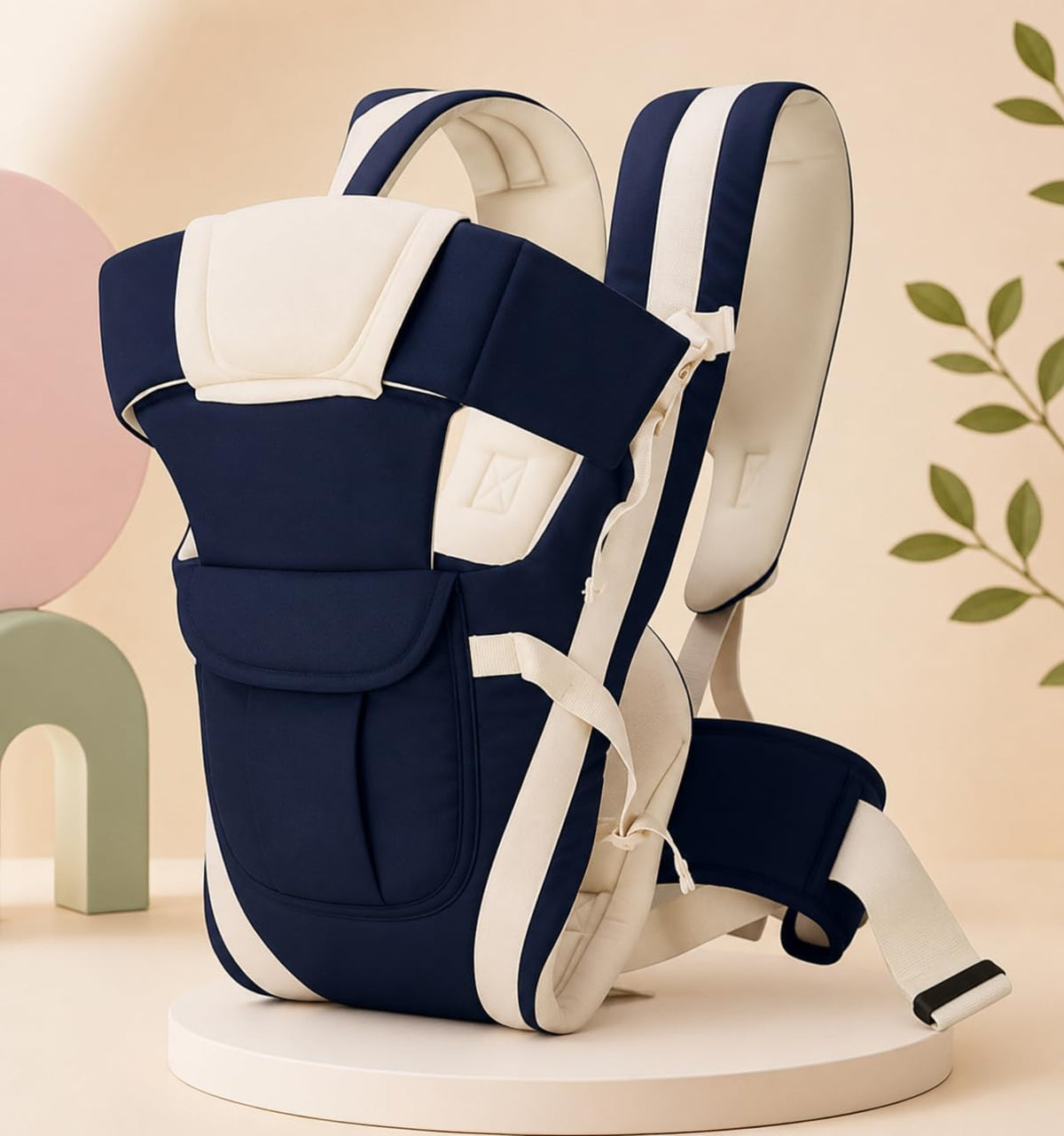 4in1 Adjustable Baby Carrier Cum Kangaroo Bag | Multiple Carry Positions: Front, Back, Hip  Comfortable & Adjustable with Saf