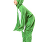 Canasour Unisex Anime Halloween Kids Green Frog Onesie For 10-12 Years Girls Boys One Piece Christmas Costume Party Cosplay Pyja