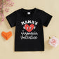 Kids Toddler Baby Boys Girls Valentine'S Day T-Shirt Mama'S Valentine Love Heart Short Sleeve Top (Black, 5-6 Years)