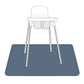 Bapronbaby Minimalist Dusty Blue Splash Mat - Waterproof Catch-All For Under High Chairs, Floors, Tables, Playtime Or Arts & Cra