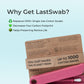Lastswab Reusable Cotton Safety Swabs For Baby Ear Cleaning - The Sustainable And Sanitary Alternative To Single-Use Q Tips - Ea
