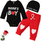Vaiziq Baby Boy Valentines Day Outfit Newborn Valentines Day Outfit Boy My First Valentines Day Baby Boy Outfit