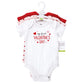 Hudson Baby Unisex Baby Cotton Bodysuits, Valentine Sweetheart, 0-3 Months