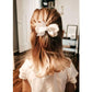 6 Pcs 4.5' Grosgrain Ribbon Alligator Clips - Hair Bows For Toddler Girls And Kids (White)