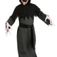 Faceless Nightmare Kid's Costume | Hooded Robed Toothy Maw Monster Mask for Kids Halloween Costume