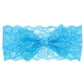 Koolgil Baby Girl'S Elegant Lace Bow Knot Headband Children'S Rhinestone Pearl Lace Headband For Birthday Party Photography (Blu
