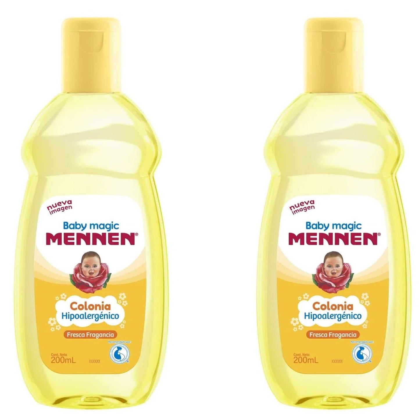2 Baby Magic Mennen Cologne 6.76 Fl Oz (2 Colonias Mennen Para Bebe 200 Ml)