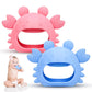 Anboor 2 Pack Baby Teething Toys,Silicone Teethers for Babies 0-6 Months Anti Dropping Hand Teether,Infant Baby Chew Toys for Te