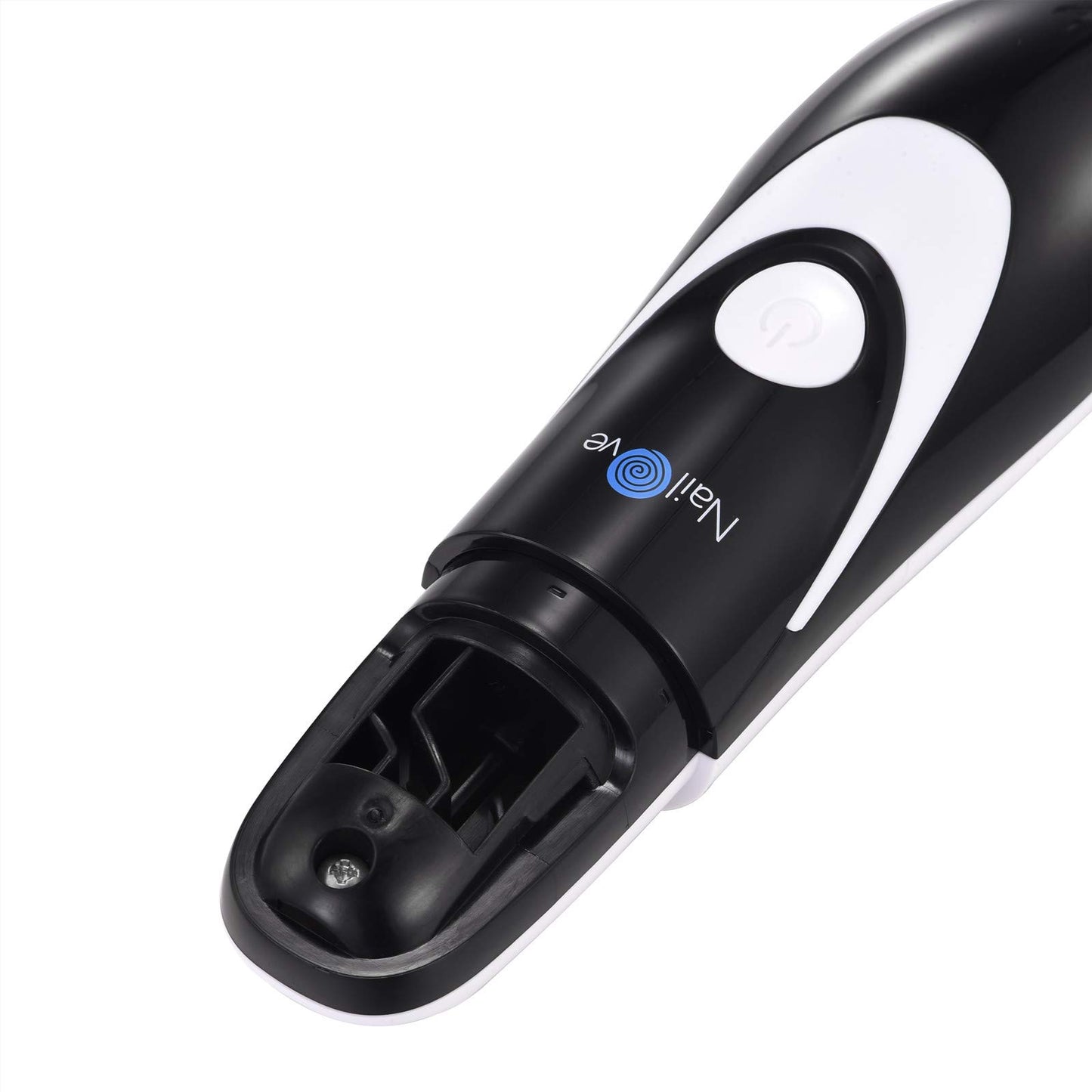 Electric Nail Grinding Machine Black And White Stainless Steel Nail Cut Toenail Clipper Cutter Metal Case For 12+ Years Adults N