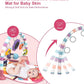 Dearlomum Baby Play Mat Baby Gym,Funny Play Piano Tummy Time Baby Activity Mat With 5 Infant Sensory Baby Toys & 4 Wrist Baby Ra