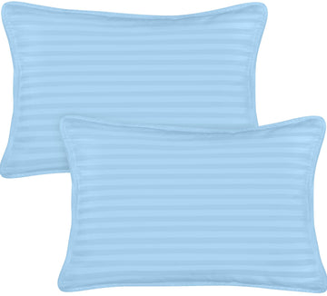 Utopia Bedding Toddler Pillow (Light Blue, 2 Pack) 13X18 Pillows For Sleeping, Soft And Breathable Cotton Blend Shell, Small Kid