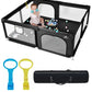 71 x 59 Extra Large Baby Playpen for Babies and Toddlers, Safe Activity Center with Soft Play Fence, Indoor Safety Yard, Easy to
