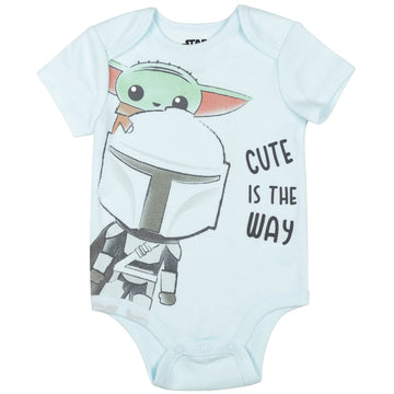 Star Wars The Child Darth Vader Stormtrooper Bb-8 Newborn Baby Boys 5 Pack Bodysuits Multicolor 0-3 Months