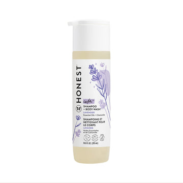 The Honest Company 2-In-1 Cleansing Shampoo + Body Wash | Gentle For Baby | Naturally Derived, Tear-Free, Hypoallergenic | Laven