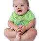 Ann Arbor T-Shirt Co. Ananda Balasana (Happy Baby) | Funny Yoga Pose Mom Dad Parent Infant One Piece-(1Piece, Nb)