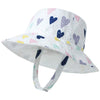 Lapi.Zapi Baby Sun Hat Print Pattern Reversible Kids Boy Girls Hat Upf 50+ Sun Protection Beach Bucket Hat Wide Brim (0-6 Months