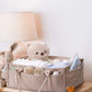 CEI-CEI Baby Diaper Caddy Organizer with Removable Dividers, Large Portable Nursery Storage Basket for Newborn Essentials, Chang