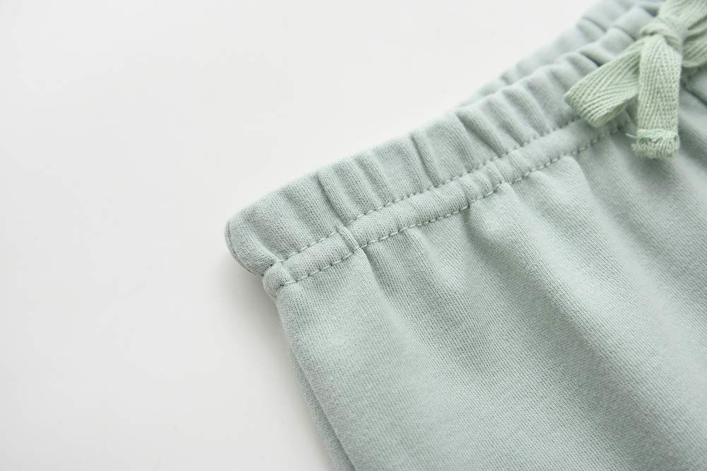 Suyeorli Baby Boys Girls 3 Pack Shorts Cotton Soild Color With Drawstring 3-24 Months (12-18 Months, D)