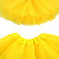Bgfks 5 Layered Toddlers Tulle Tutu Skirt For Girls With Headband For Baby Girl 0 To 36 Months (Yellow, S,0-6 Months)