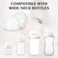 8 Count Baby Bottle Lids Compatible With Philips Avent Baby Bottles, Soft & Safe Pp Bottle Caps For Avent Natural Plastic And Gl