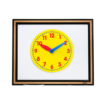 Didax Educational Resources Magnetic Demonstration Clock Math Manipulative, 12 inch diameter