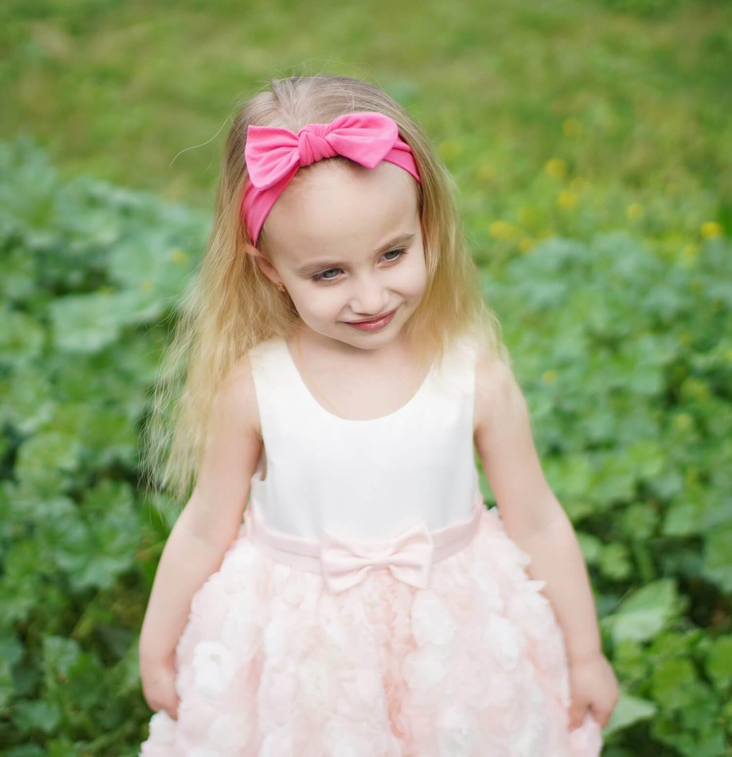 Babygiz Baby Girl Headbands-Infant,Toddler Cotton Handmade Hairbands With Bows Child Hair Accessories (Hot Pink)