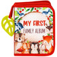 Urban Kiddy Baby'S My First Family Album | Soft Photo Cloth Book Gift Set For Newborn Toddler & Kids (Woodland)