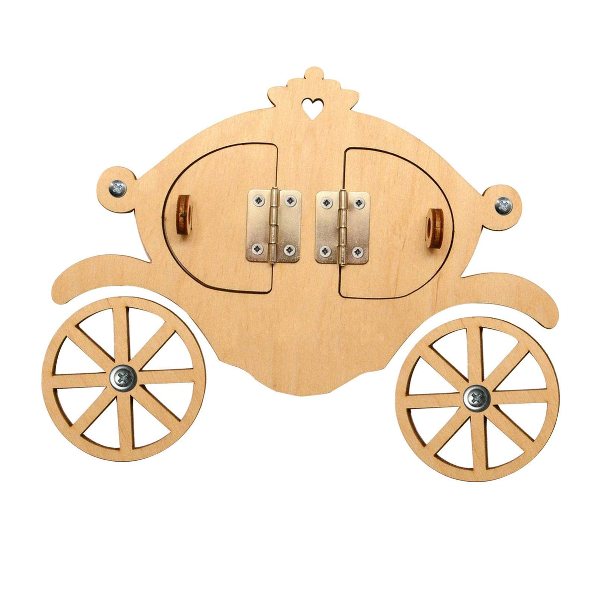 ATORSE Kids Busy Board DIY Material Activity Sensory Board Parts for Toddler Gifts Carriage|Baby | Toys for Baby | Developmental