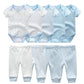 Kiddiezoom Unisex Baby Bodysuits Pants Baby Clothes Short Sleeve Bodysuits 3 Months
