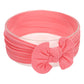 Baby Girl Nylon Headbands Newborn Infant Toddler Hairbands Knotted Children Soft Headwrap Hair Accessories