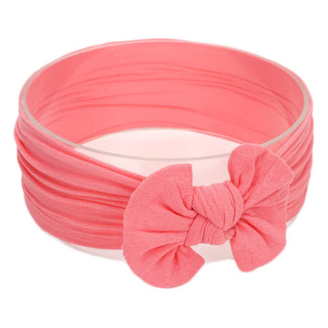 Baby Girl Nylon Headbands Newborn Infant Toddler Hairbands Knotted Children Soft Headwrap Hair Accessories