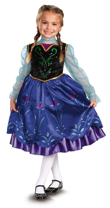 Disney'S Frozen Anna Deluxe Girl'S Costume, 7-8