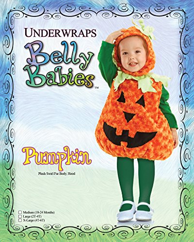 UNDERWRAPS unisex baby Babys Pumpkin infant and toddler costumes, Orange, Medium US