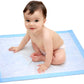 Disposable Baby Changing Pad Liner - 25 Count (24 X 17 Inch) - Soft Disposable Blue Hospital Underpad - Waterproof And Absorbent