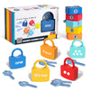 YYDeek Montessori Toys for 3 Year Old, Preschool Activities Toys Games for Toddler, Lock & Key Counting Toys for Toddlers, Math 
