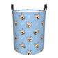 Pevtufa Cute French Bulldog Foldable Laundry Basket Organizer,Fabric Clothes Toy Storage Basket Nursery Hamper Storage Bin For H