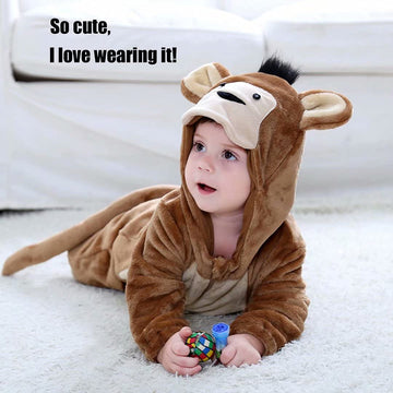 Abtshu Baby Monkey Costume Toddler Halloween Dress Up Outfit 6-12Months