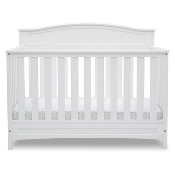 Delta Children Emery 4-In-1 Convertible Baby Crib - Greenguard Gold Certified, White
