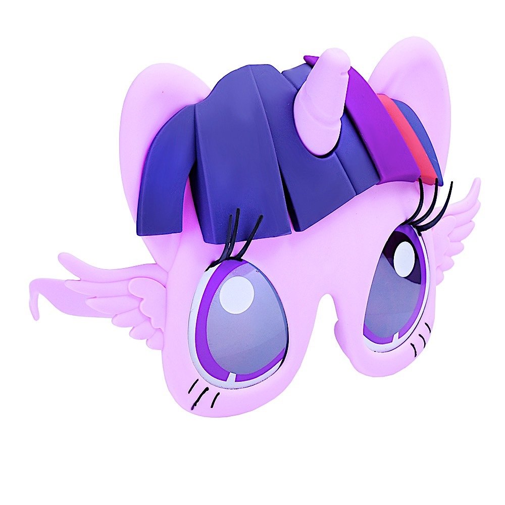 Sun-Staches My Little Pony Official Twilight Sparkle Sunglasses | Costume Accessory | Uv400 | One Size Fits Most Kids