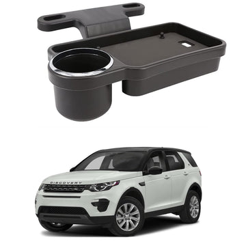 Oshotto (FT04) Foldable Car Auto Headrest Rear Back Seat Table Drink Food Cup Tray Holder Compatible with Land Rover Discovery 