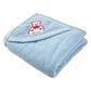 Aakriti Newborn Antipilling Hooded Baby Blanket Wrapper for Winter ||Blanket for Baby Boys and Baby Girls Pack of 1 (SkyBlue)