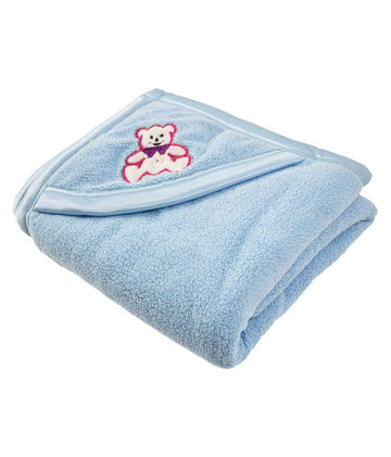 Aakriti Newborn Antipilling Hooded Baby Blanket Wrapper for Winter ||Blanket for Baby Boys and Baby Girls Pack of 1 (SkyBlue)