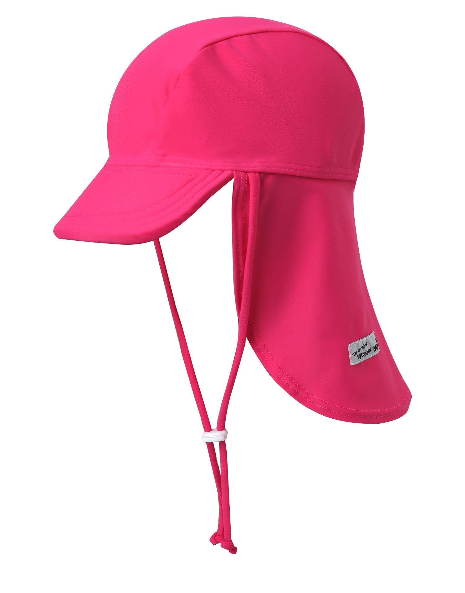 Vaenait Baby Girls Sun Protection Sporty Flap Swim Hat Uv Upf 50+ Flap Cap Hot Pink S