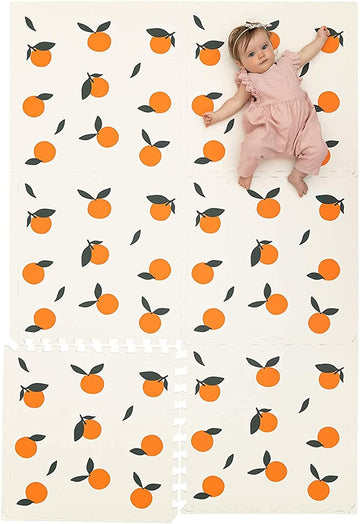 Childlike Behavior Baby Play Mat - Play Pen Tummy Time Mat & Crawling Mat Foam Play Mat For Baby With Interlocking Floor Tiles 7