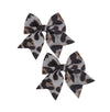 Baby Girls Leopard Bow hairpin girls leopard bow Hair Accessories for women.(FJ65) (2)