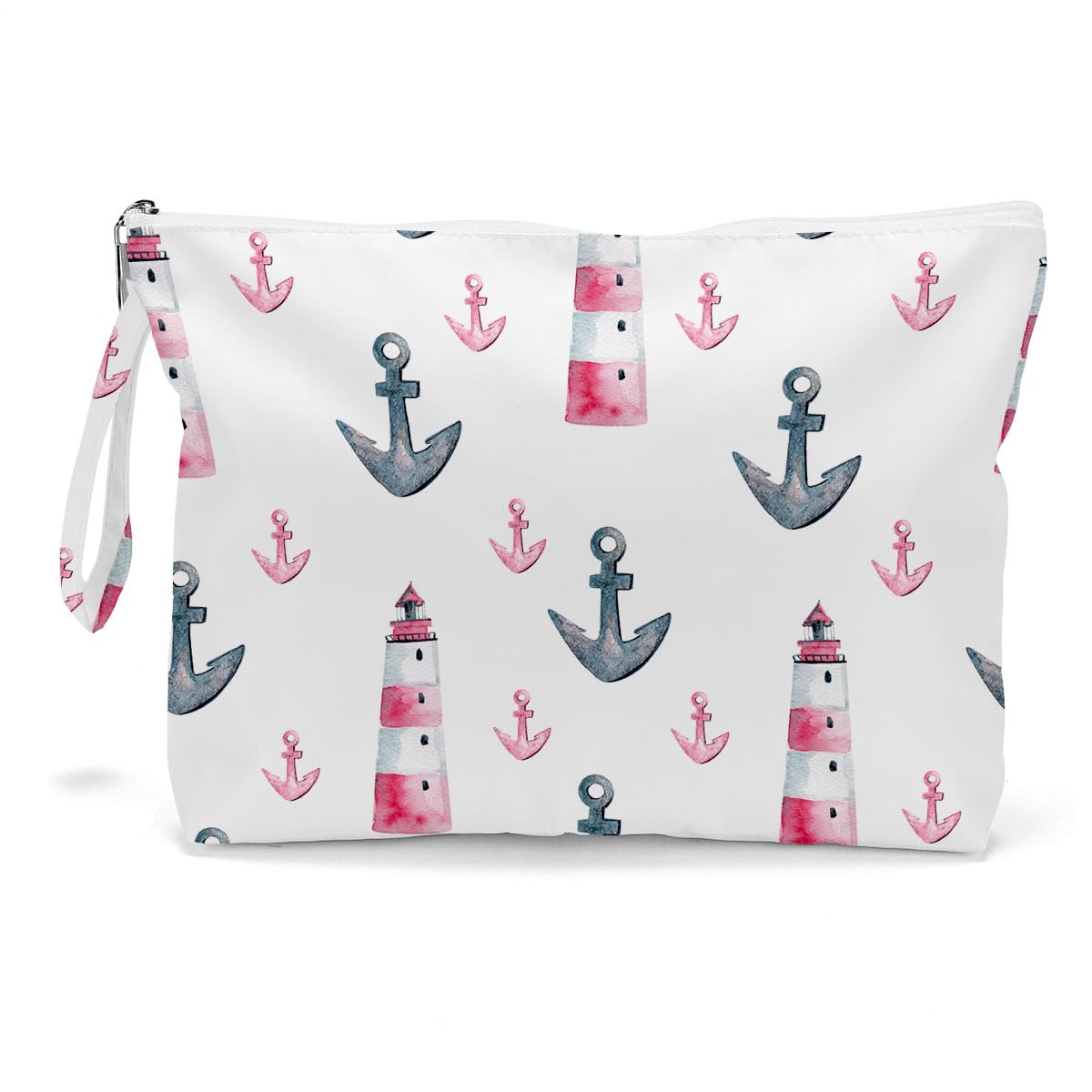 Fokongna Travel Makeup Bag - Wet Dry Bag for Swimsuit, Beach Pool Diapers, Dirty Yoga Gym Clothes - Zipper Pouch for Women, Sist