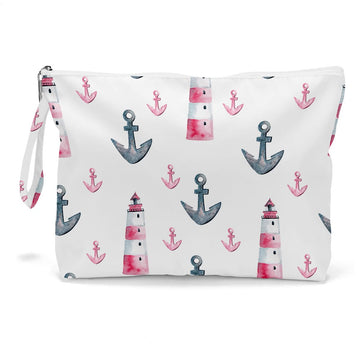 Fokongna Travel Makeup Bag - Wet Dry Bag for Swimsuit, Beach Pool Diapers, Dirty Yoga Gym Clothes - Zipper Pouch for Women, Sist